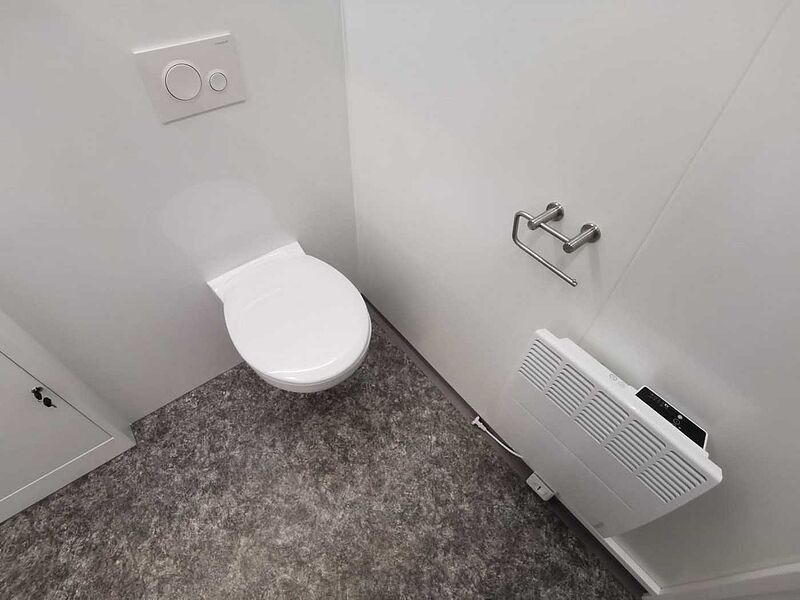 Rosemeier VE Badanhänger mit WC - silver H Toilettenanhänger