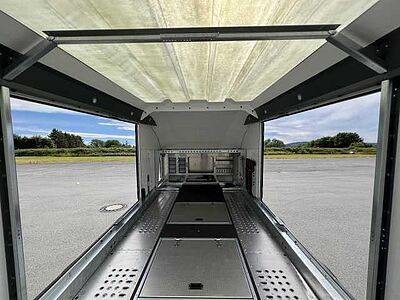 Brian James Race Transporter 5 Autotransporter geschlossen