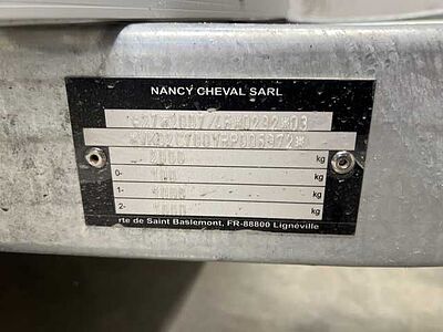 Cheval Liberte Debon C500 Fourgon Verk.Kl re +Tür Kofferanhänger