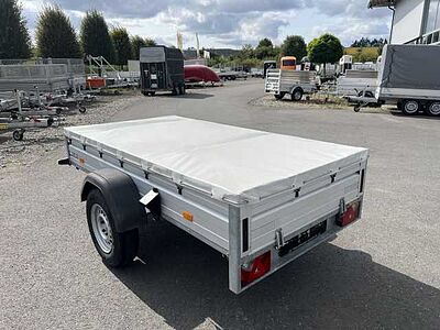 Saris McAlu Flachplane Kastenanhänger gebremst