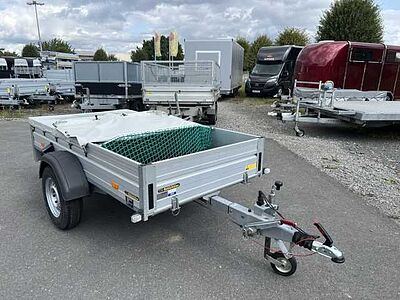 Saris McAlu Flachplane Kastenanhänger gebremst