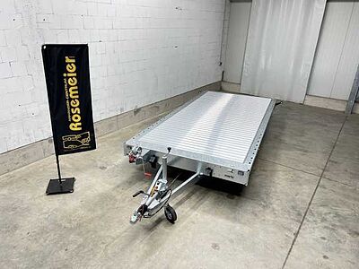 Martz GT Plateau 450/2 S 3T Alu Plattformanhänger