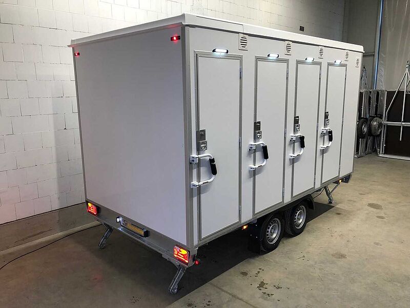Rosemeier EW TA-NO Duschwagen mit 4 Duschen Toilettenanhänger