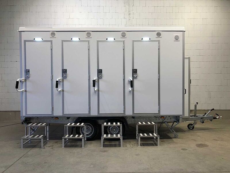 Rosemeier EW TA-NO Duschwagen mit 4 Duschen Toilettenanhänger