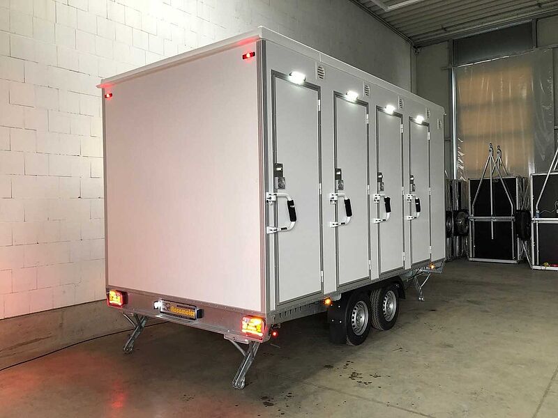 Rosemeier EW TA-NO Duschwagen mit 4 Duschen Toilettenanhänger