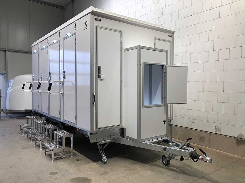 Rosemeier EW TA-NO Duschwagen mit 4 Duschen Toilettenanhänger