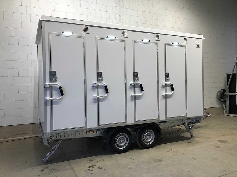 Rosemeier EW TA-NO Duschwagen mit 4 Duschen Toilettenanhänger