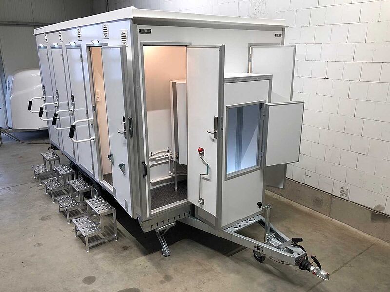 Rosemeier EW TA-NO Duschwagen mit 4 Duschen Toilettenanhänger
