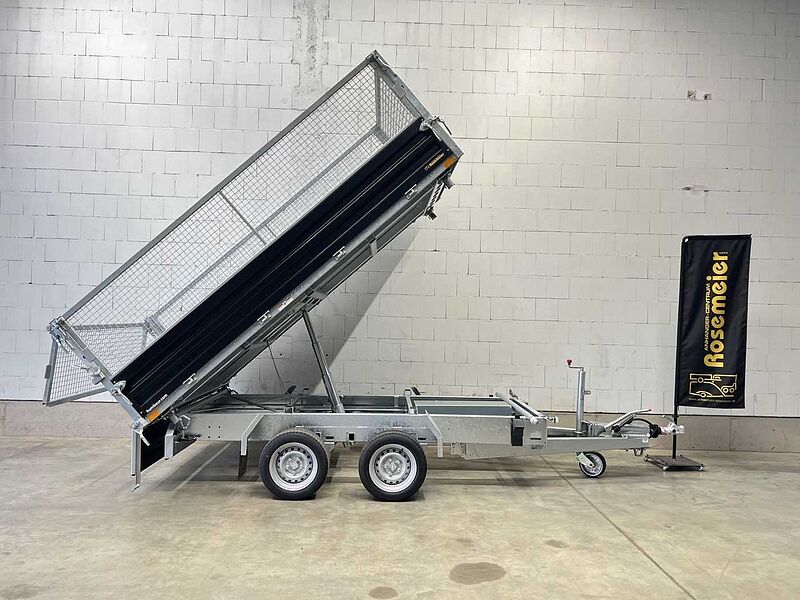 Humbaur HTK 3000.31 Stahl Black Gitter Dreiseitenkipper