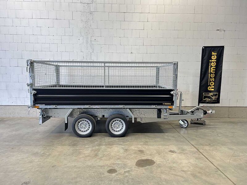 Humbaur HTK 3000.31 Stahl Black Gitter Dreiseitenkipper