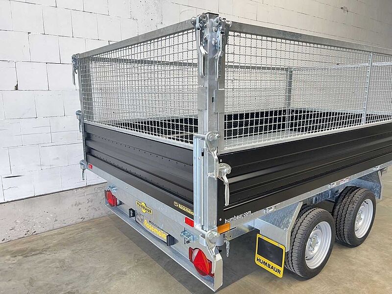Humbaur HTK 3000.31 Stahl Black Gitter Dreiseitenkipper