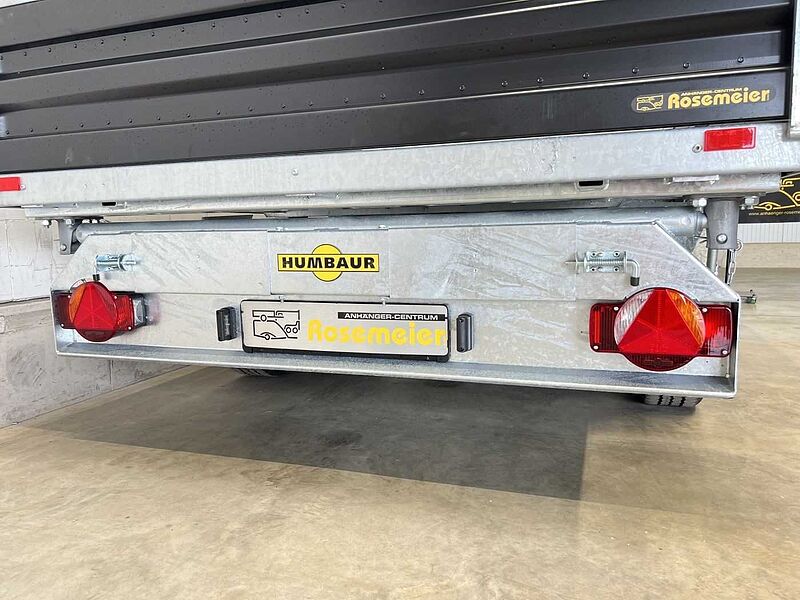 Humbaur HTK 3000.31 Stahl Black Gitter Dreiseitenkipper
