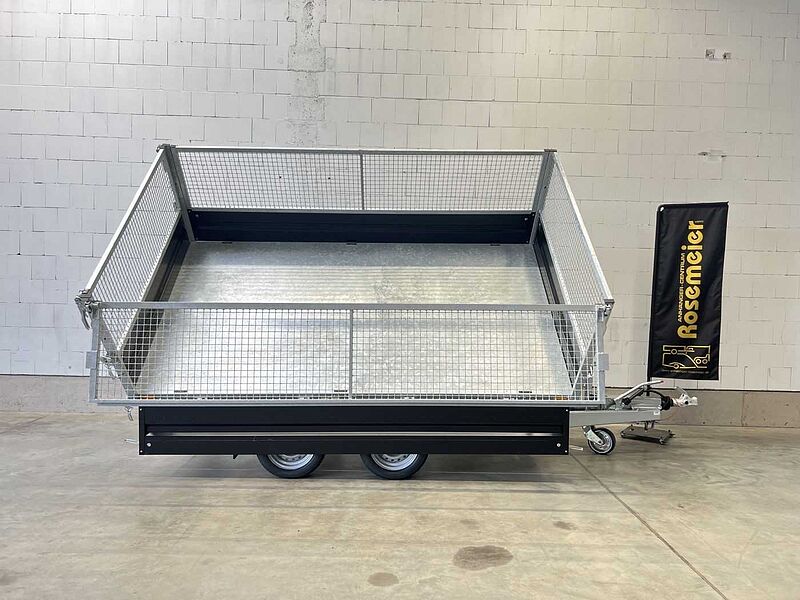 Humbaur HTK 3000.31 Stahl Black Gitter Dreiseitenkipper