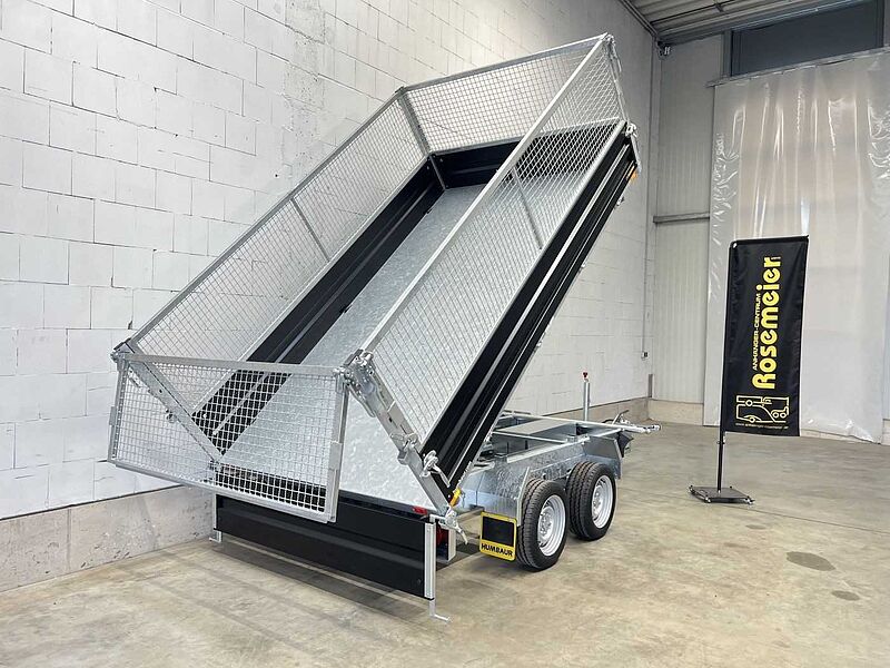 Humbaur HTK 3000.31 Stahl Black Gitter Dreiseitenkipper