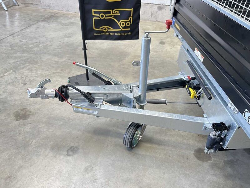 Humbaur HTK 3000.31 Stahl Black Gitter Dreiseitenkipper