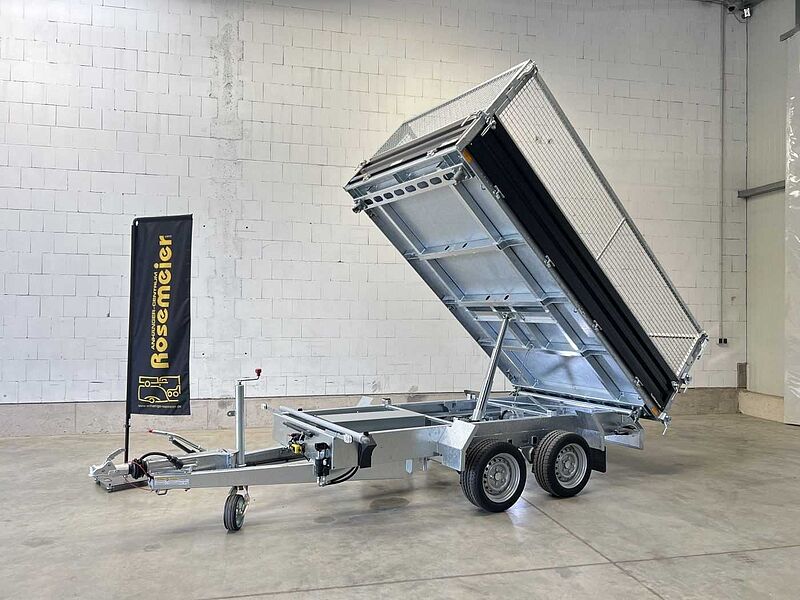 Humbaur HTK 3000.31 Stahl Black Gitter Dreiseitenkipper