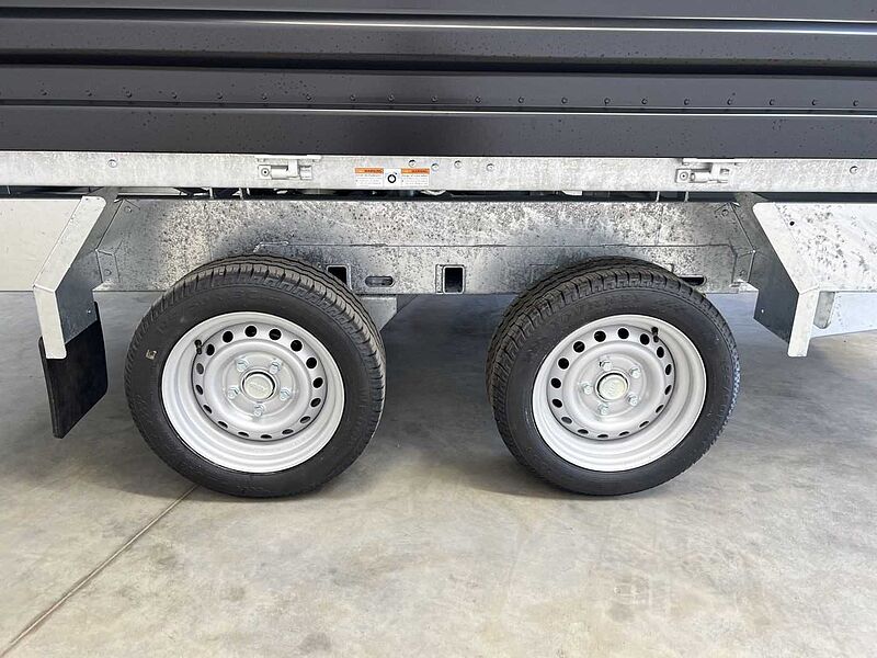 Humbaur HTK 3000.31 Stahl Black Gitter Dreiseitenkipper