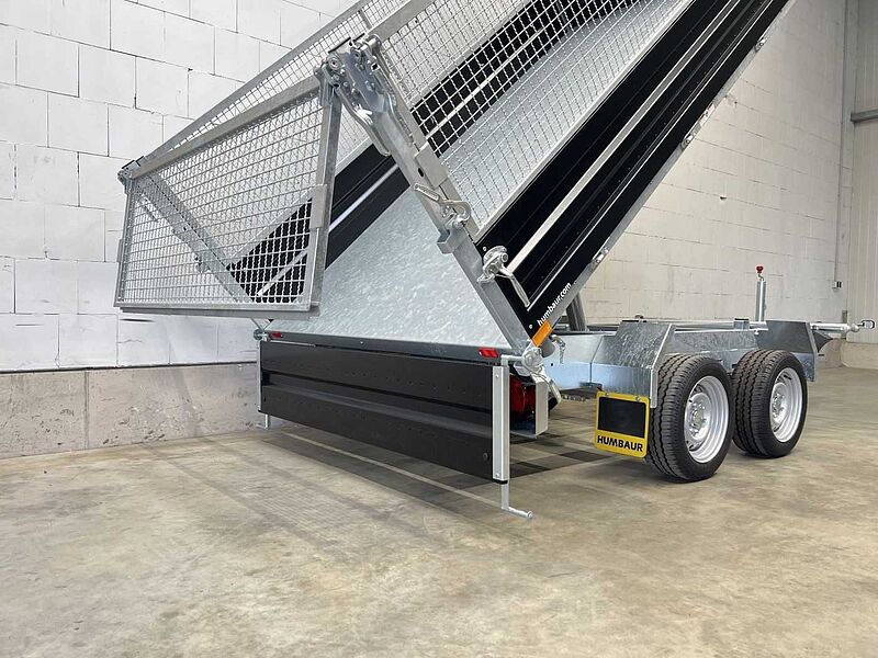 Humbaur HTK 3000.31 Stahl Black Gitter Dreiseitenkipper