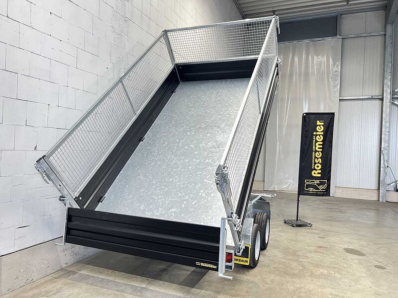 Humbaur HTK 3000.31 Stahl Black Gitter Dreiseitenkipper
