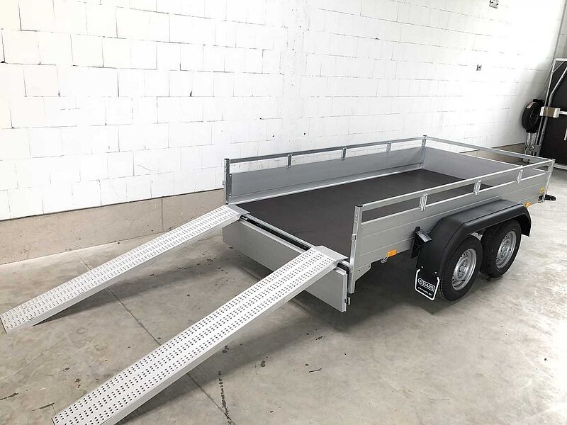 Saris McAlu Pro 305 153 2000 2 Ramp Kastenanhänger geb