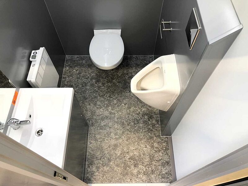 Rosemeier VE 1 Damen, 1 Herren, U H SILVER Toilettenanhänger