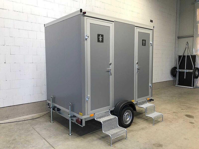 Rosemeier VE 1 Damen, 1 Herren, U H SILVER Toilettenanhänger