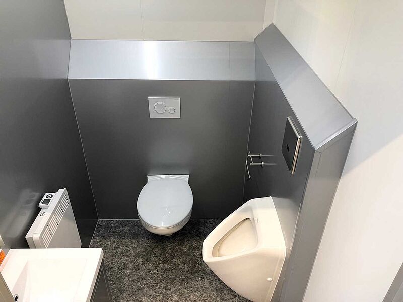 Rosemeier VE 1 Damen, 1 Herren, U H SILVER Toilettenanhänger