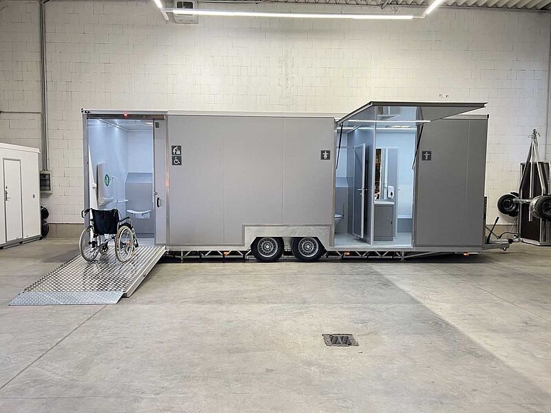 Rosemeier VE WC F 3574 SP Behinderten WC Toilettenanhänger