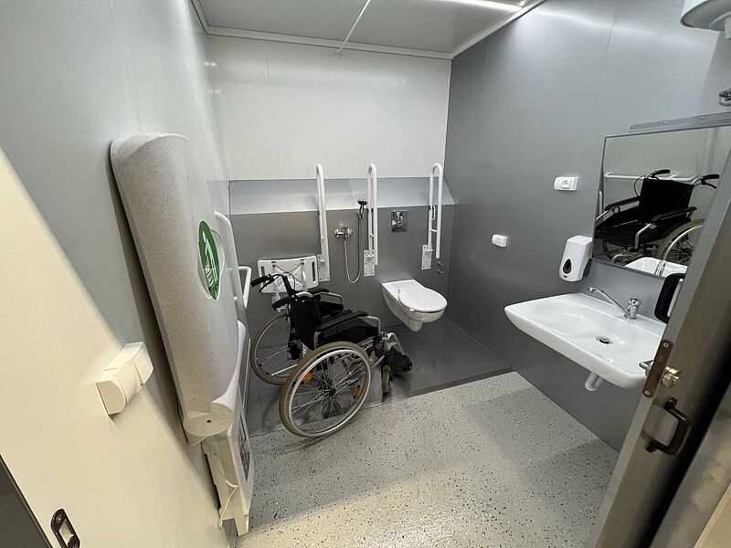 Rosemeier VE WC F 3574 SP Behinderten WC Toilettenanhänger