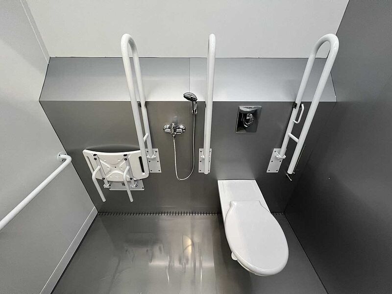 Rosemeier VE WC F 3574 SP Behinderten WC Toilettenanhänger