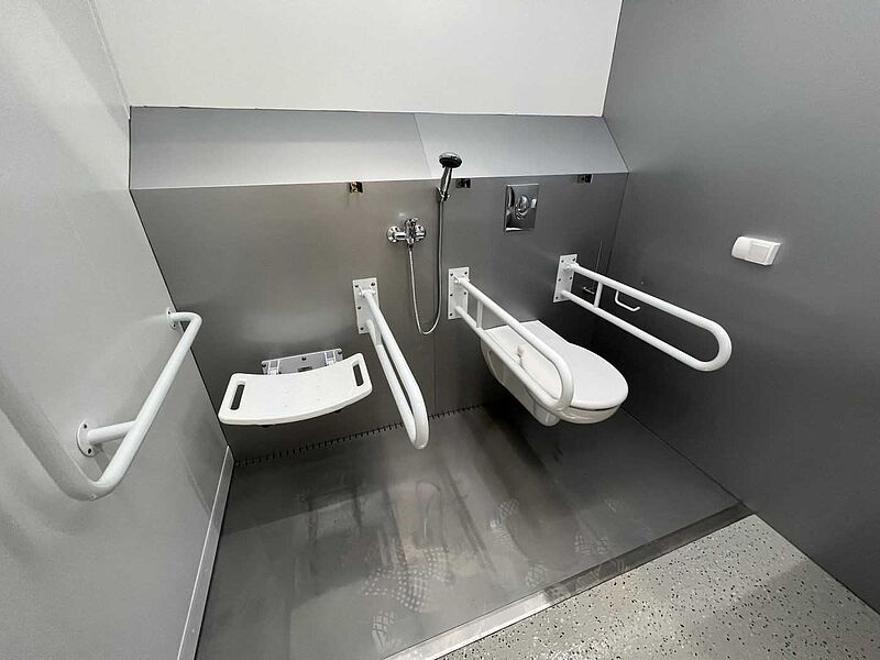 Rosemeier VE WC F 3574 SP Behinderten WC Toilettenanhänger