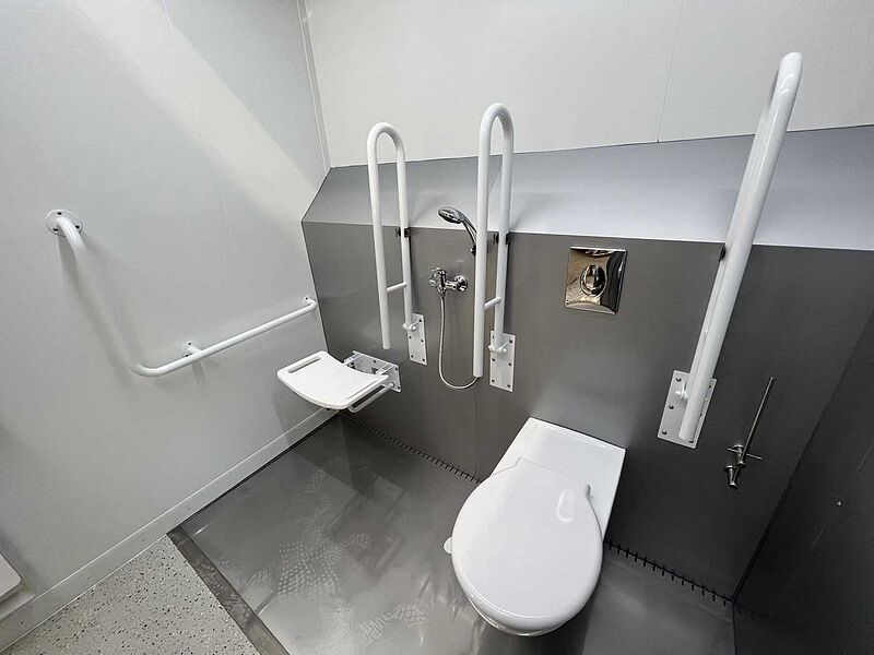 Rosemeier VE WC F 3574 SP Behinderten WC Toilettenanhänger