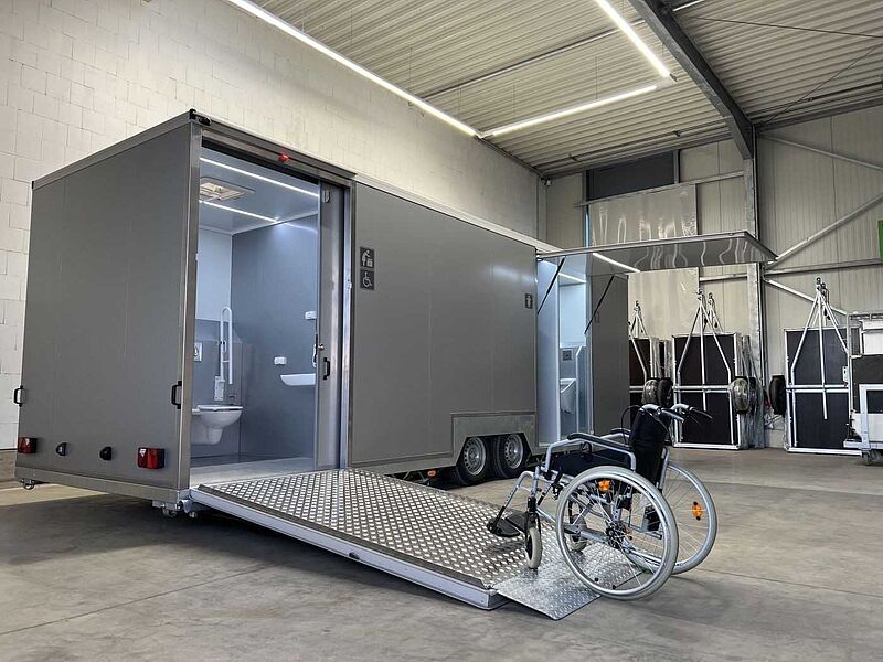 Rosemeier VE WC F 3574 SP Behinderten WC Toilettenanhänger
