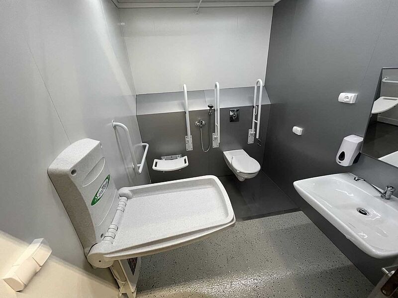 Rosemeier VE WC F 3574 SP Behinderten WC Toilettenanhänger