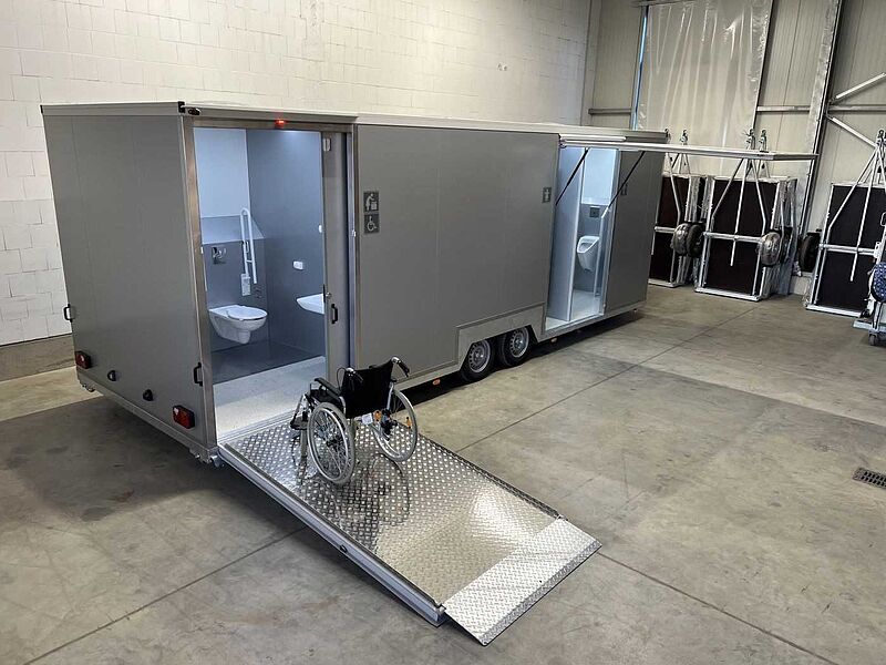 Rosemeier VE WC F 3574 SP Behinderten WC Toilettenanhänger