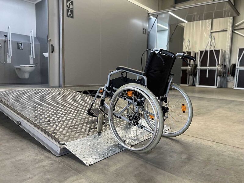 Rosemeier VE WC F 3574 SP Behinderten WC Toilettenanhänger
