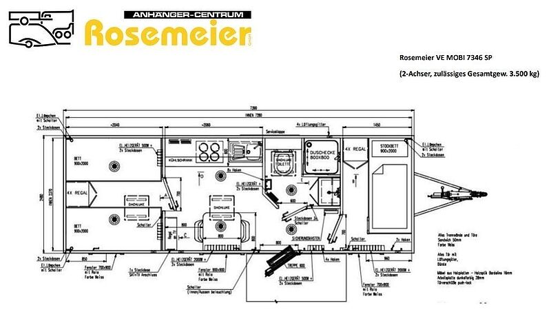 Rosemeier VE MOBI 7346 SP 1 Mannschaftswagen