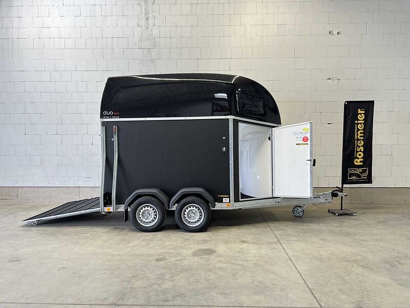 Böckmann Duo Esprit silv+bl SK TrS 100 Pferdeanhänger