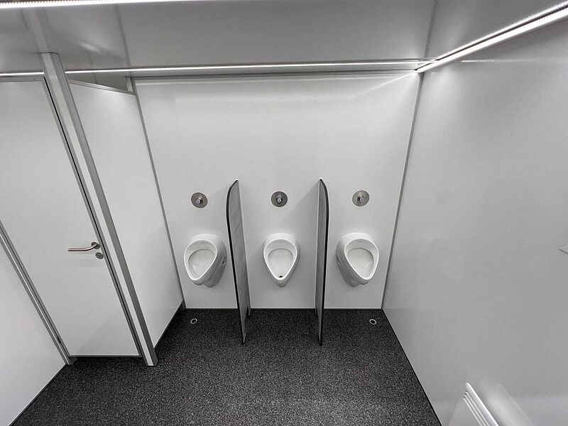 3 Damen, 1 Herren + 3 Urinale Toilettenanhänger