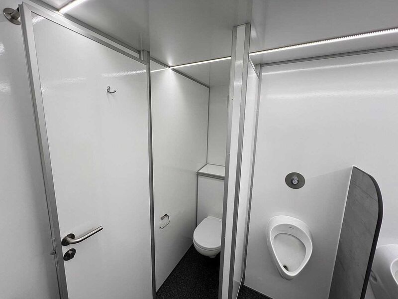 3 Damen, 1 Herren + 3 Urinale Toilettenanhänger