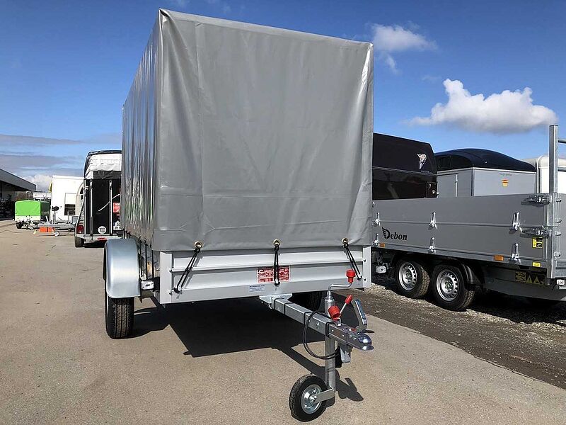 Koch U4 mit Plane 1500 grau Kastenanhänger ungebremst
