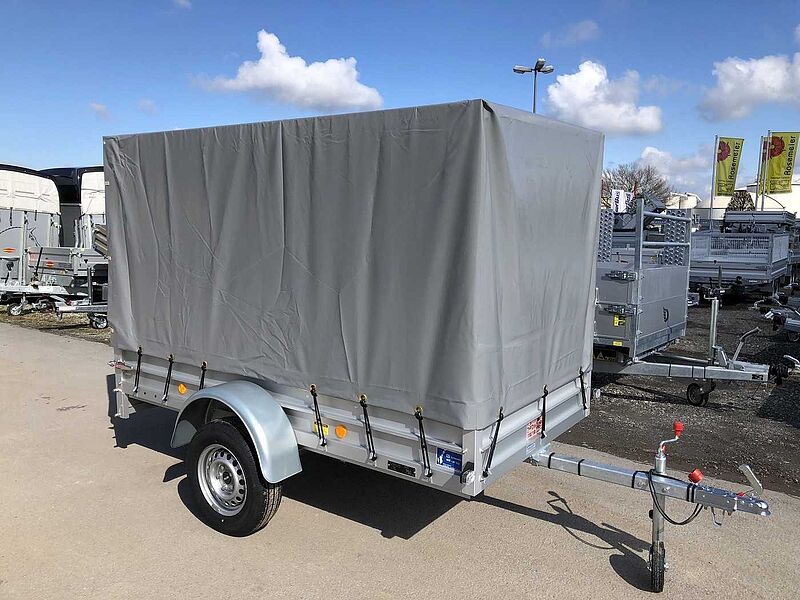 Koch U4 mit Plane 1500 grau Kastenanhänger ungebremst