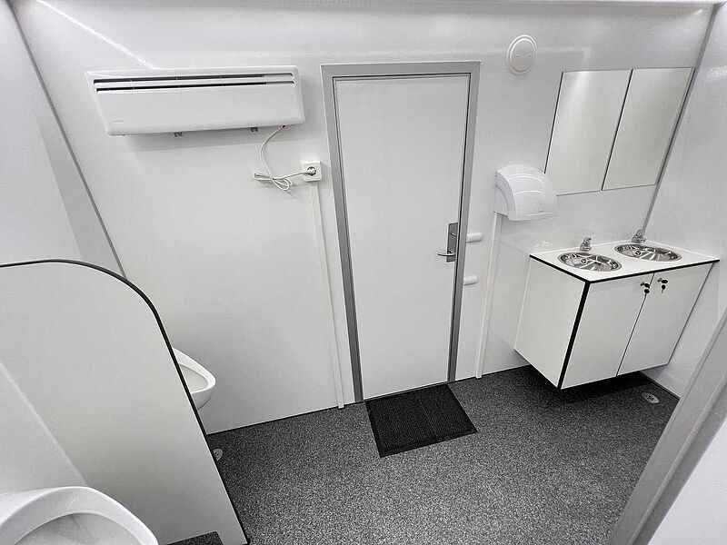 4 Damen, 2 Herren + 4 Urinale Toilettenanhänger