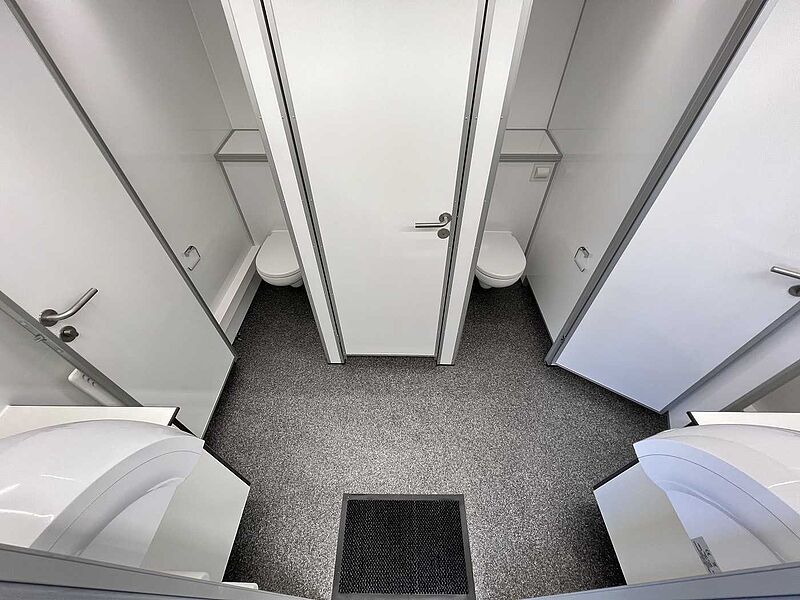 4 Damen, 2 Herren + 4 Urinale Toilettenanhänger