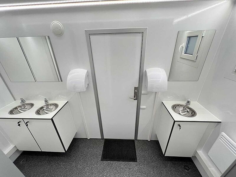 4 Damen, 2 Herren + 4 Urinale Toilettenanhänger