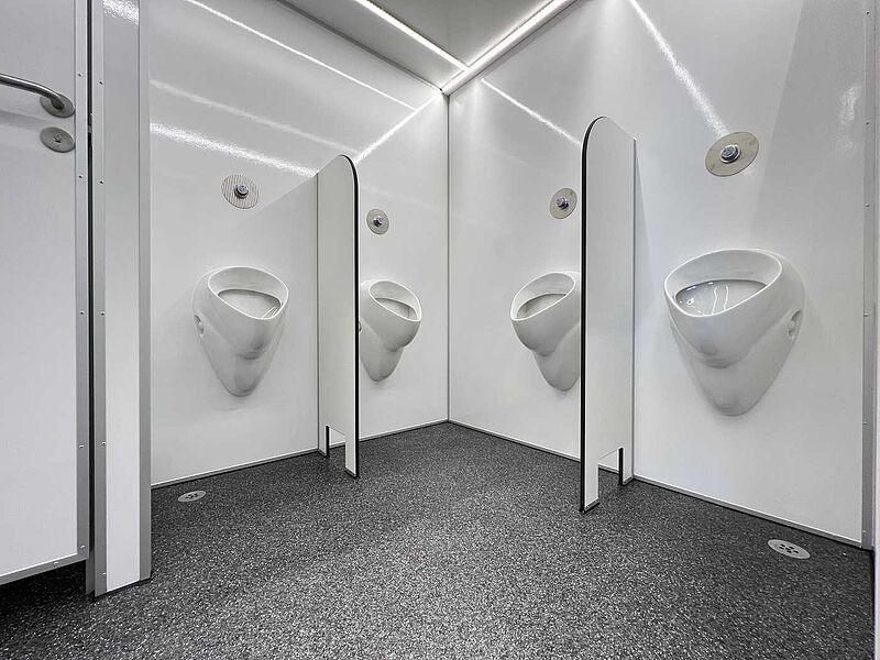4 Damen, 2 Herren + 4 Urinale Toilettenanhänger