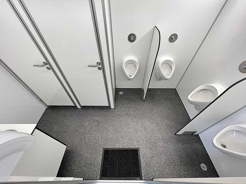 4 Damen, 2 Herren + 4 Urinale Toilettenanhänger