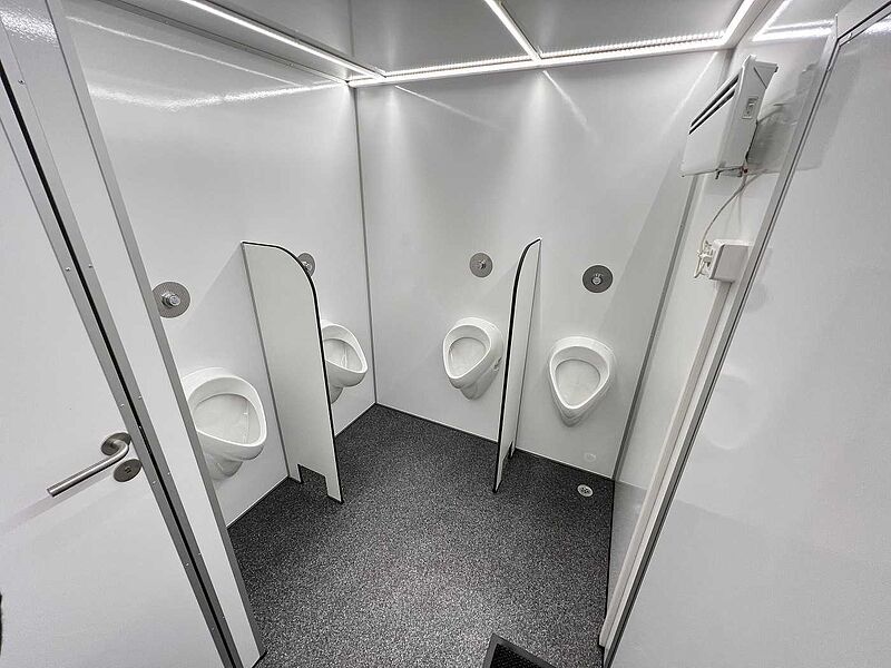 4 Damen, 2 Herren + 4 Urinale Toilettenanhänger