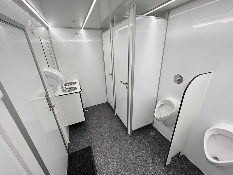 4 Damen, 2 Herren + 4 Urinale Toilettenanhänger