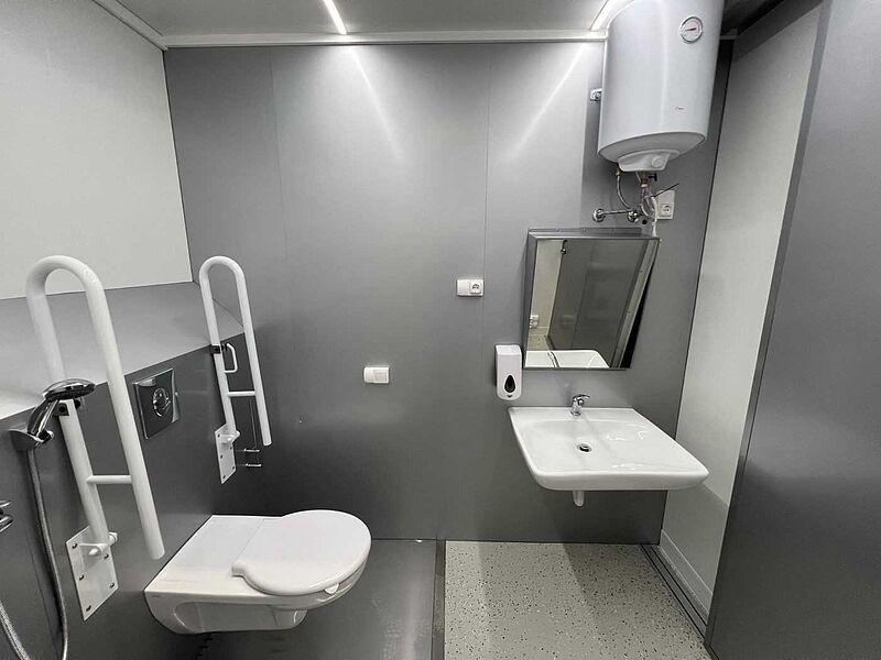 WC F 3574 SP Behinderten WC Toilettenanhänger